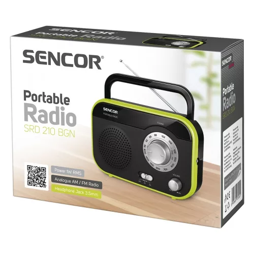 Sencor SRD210BGN Hordozható rádió