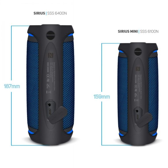Sencor SSS 6100N SIRIUS MINI BLUE Bluetooth hangszóró