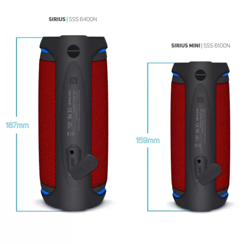 Sencor SSS 6100N SIRIUS MINI RED Bluetooth hangszóró