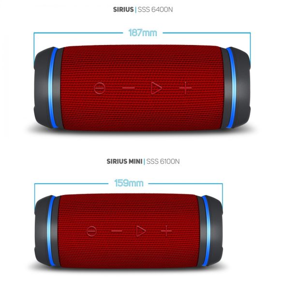 Sencor SSS 6400N SIRIUS RED Bluetooth hangszóró