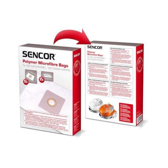 Sencor SVC530 Mikroszálas textil porzsák + illatrudak 088348