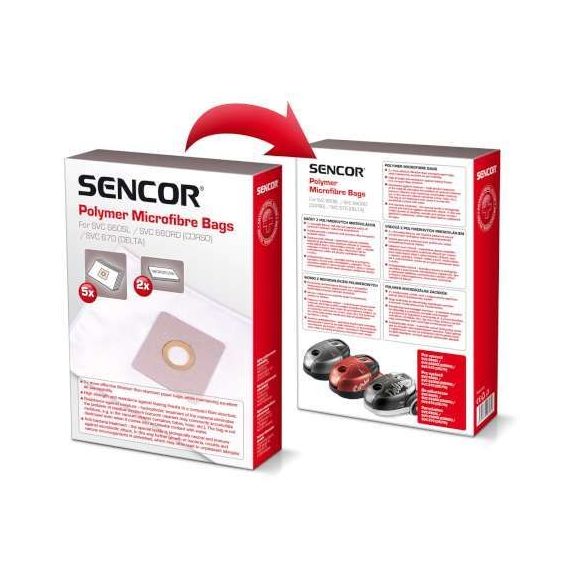 Sencor SVC660/670 Mikroszálas textil porzsák