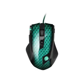   Sharkoon Egér Gamer - Drakonia (Avago9500 Lézer érzékelő; max.5000DPI; súlyozható; saját memória; pikkely mintás)