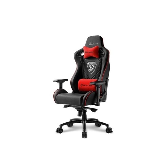 Sharkoon Skiller SGS4 gamer szék - fekete-piros