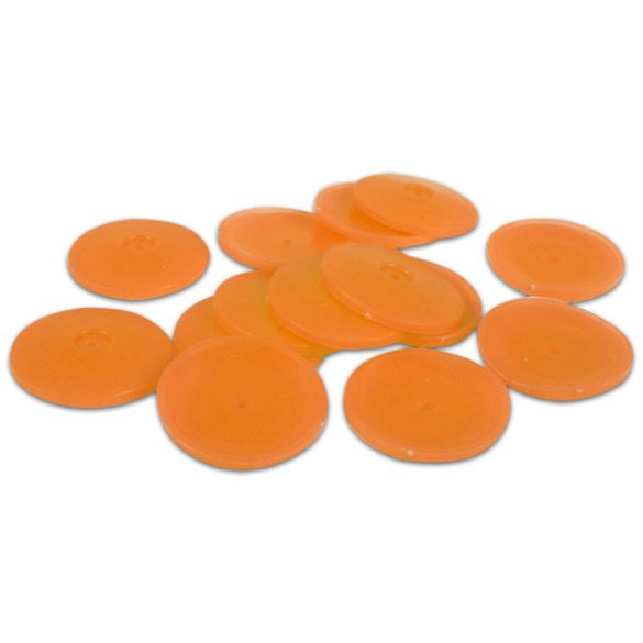 SOCONAILS PLASTIC CAP narancs Műanyag tűzőkapocs sapka  25.4 mm  100 db-os  SOCONAILS szögbelövőkhöz és tűzőgépekhez