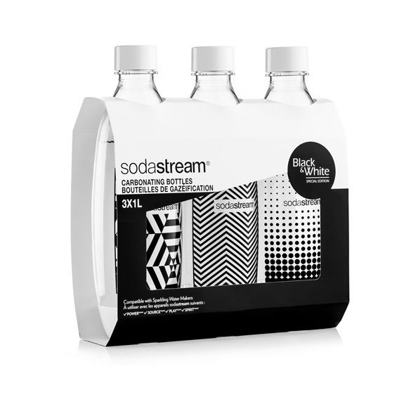 Sodastream BOTTLE FUSE BLACK & WHITE TRIPACK palack