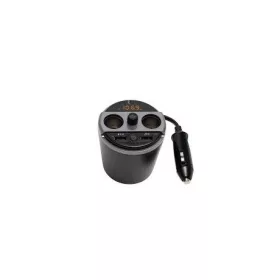 Somogyi FMBT104 Bluetoothos FM transzmitter pohártartóba