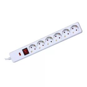   Somogyi NVT06KWH 6-OS 1,5M fehér KA túlfeszültségvédett elosztó