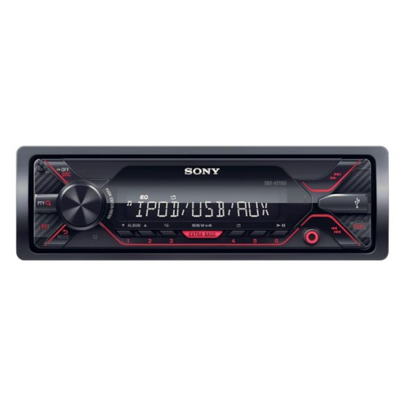Sony DSXA210UI.EUR Autó rádió - piros