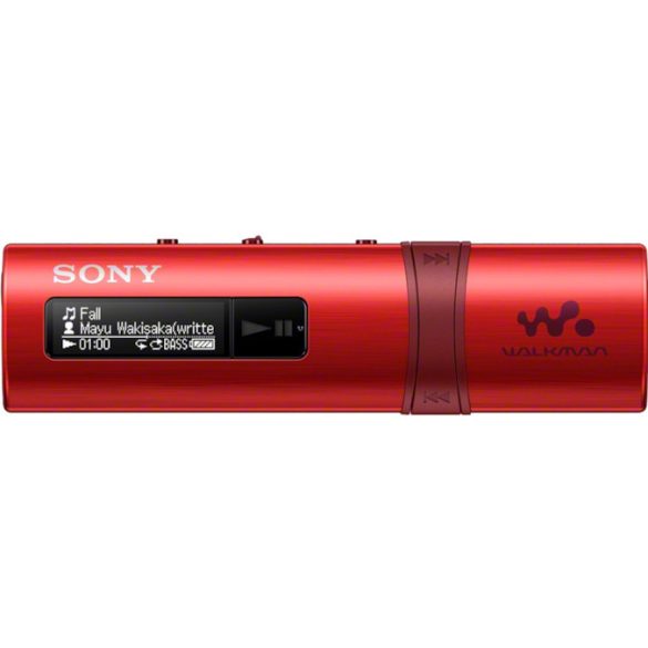 Sony NWZB183FR.CEW MP3 lejátszó - piros