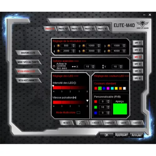Spirit of Gamer ELITE-M40 Fury gamer egér