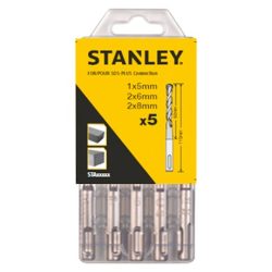 Stanley STA54372-XJ 5 db-os sds+ szett