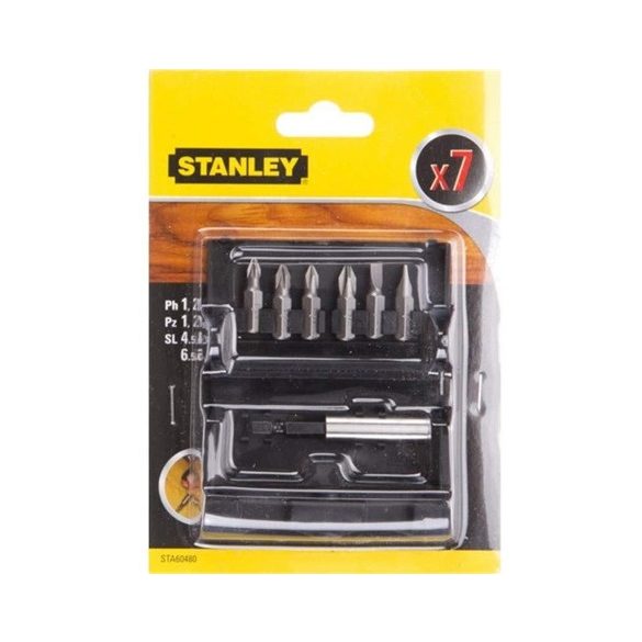 Stanley STA60480-XJ bit készlet  pz1 2  ph1 2  sl4.5 6.5