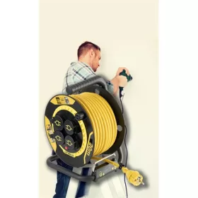 Stanley SXECCL27ARE kábeldob, ip44,  20m kábellel