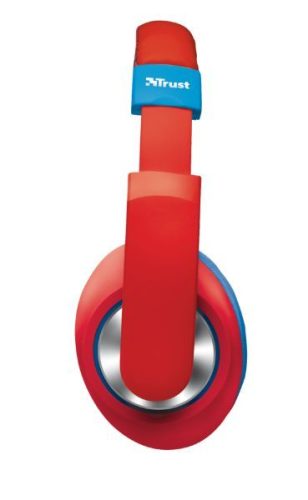Trust 19836 Vezetékes fejhallgató-piros