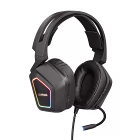   TRUST 23191 fejhallgató 7.1 - GXT 450 Blizz RGB (világítás; mikrofon; hangerőszabályzó; usb; nagy-párnás; 2m kábel)