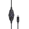 TRUST 23191 fejhallgató 7.1 - GXT 450 Blizz RGB (világítás; mikrofon; hangerőszabályzó; usb; nagy-párnás; 2m kábel)
