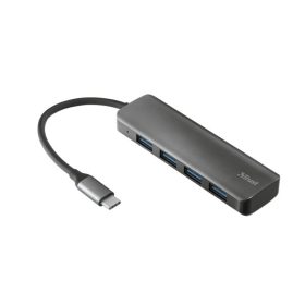   TRUST 23328 trust usb hub - halyx usb-c (1port usb-c ; 4port usb3.2; aluminium)