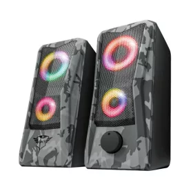   TRUST 23379 trust hangszóró 2.0 - gxt 606 javv rgb (6w rms; hangerőszabályzó; 3,5mm jack; usb tápcsatlakozó; szürke camo)