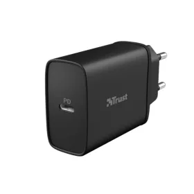   TRUST 23556 trust telefon töltő - qmax 18w ultra-fast (1port 18w usb-c; fekete; hálózati csatlakozó)