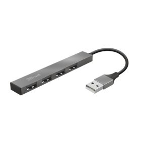   TRUST 23786 trust usb hub - halyx mini (4port usb2.0; aluminium)