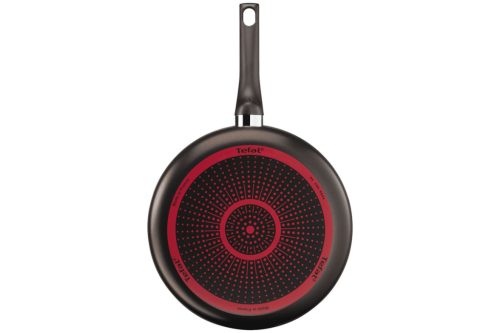 Tefal B5673253 pároló serpenyő fedővel 24cm simply clean red