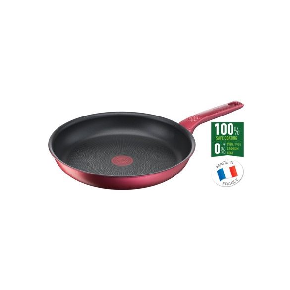 Tefal G2730472 serpenyő 24cm daily chef red
