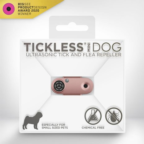 TickLess MINI DOG Rosegold kullancs elleni ultrahangos készülék