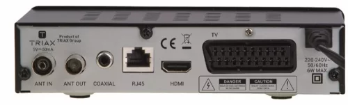 Triax TR 63 DVB-T2 HEVC földi digitális beltéri egység