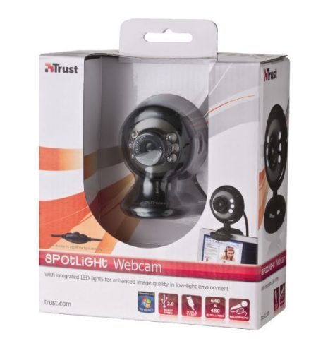 Trust 16429 Mikrofonos webkamera-fekete