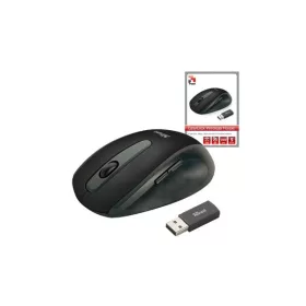   Trust Egér Vezeték Nélküli - EasyClick (Optikai érzékelő; 1000DPI; fekete-ezüst)