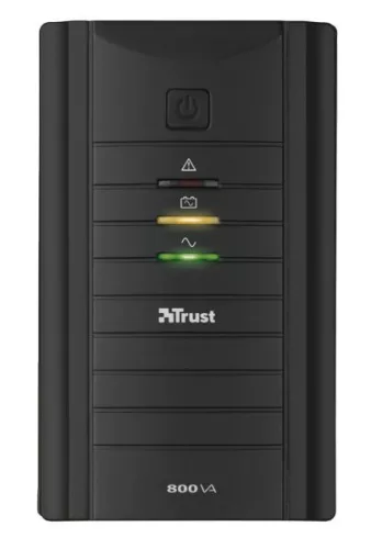 Trust 17938 Oxxtron 800VA UPS szünetmentes táp-fekete