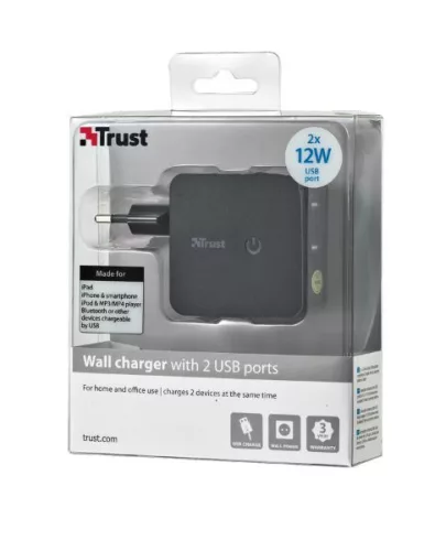 Trust 19158 Univerzális kettős USB hálózati töltő