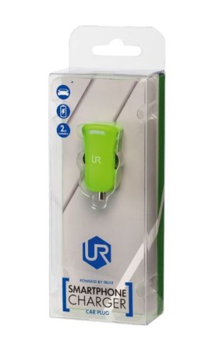 Trust 20154 Okos telefon autós töltő-lime