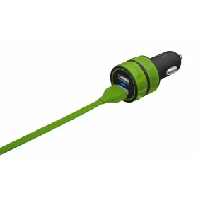 Trust 20158 Okos telefon autós töltő-lime