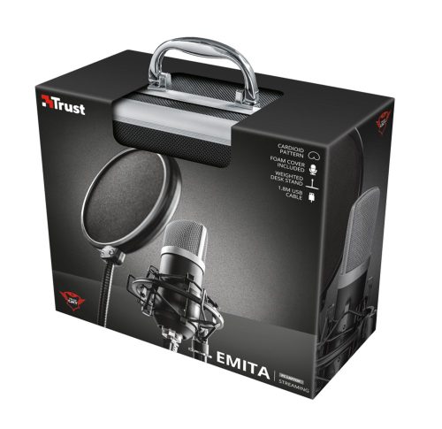 Trust 21753 GXT 252 Emita Studió professzionális USB mikrofon