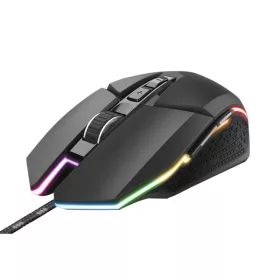   Trust Egér Gamer - GXT 950 Idon (ATG-4090 Optikai érzékelő; 200-6000DPI; LED világítás; gumizot külső)