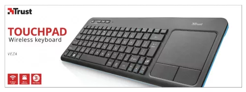 Trust Billentyűzet Veza vezeték nélküli - magyar (21268)
