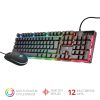Trust Billentyűzet + egér kit Veza GXT 838 Azor Gaming Combo - magyar (23473)