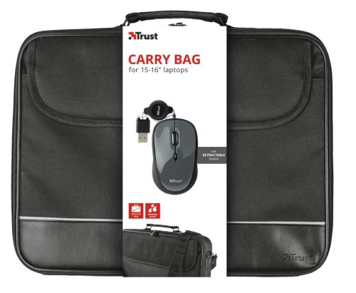 Trust Bundle notebook táska+egér 15-16 (18902)