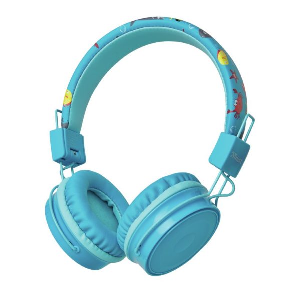 Trust Comi Bluetooth vezeték nélküli fejhallgató - kék (23128)