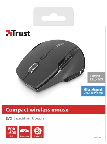 Trust Evo Compact vezeték nélküli notebook egér (21242)