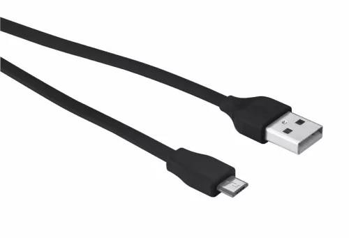 Trust 20139 Flat Micro-USB kábel 20cm fekete