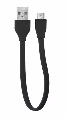 Trust 20139 Flat Micro-USB kábel 20cm fekete