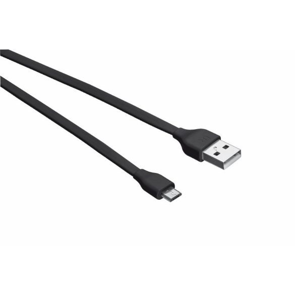 Trust 20135 Flat Micro-USB kábel 1m fekete