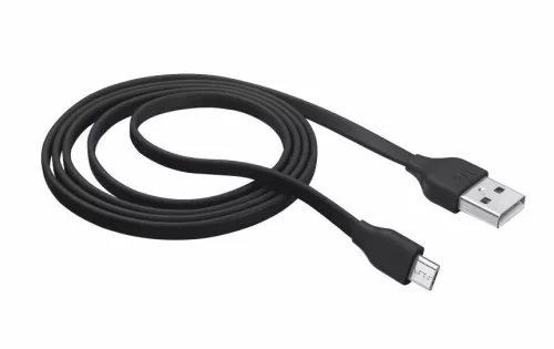 Trust 20135 Flat Micro-USB kábel 1m fekete