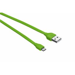 Trust 20138 Flat Micro-USB kábel 1m lime