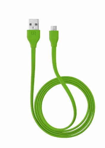 Trust 20138 Flat Micro-USB kábel 1m lime