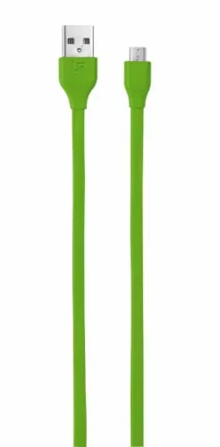 Trust 20138 Flat Micro-USB kábel 1m lime