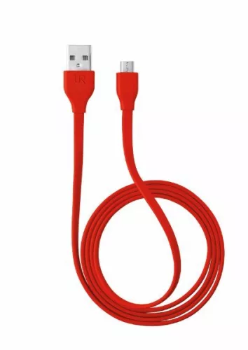 Trust 20137 Flat Micro-USB kábel 1m piros